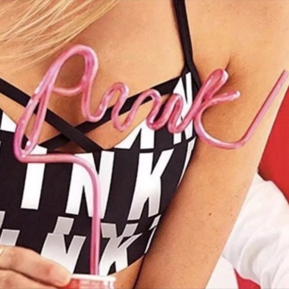 VS PINK COLLECTORS STRAW